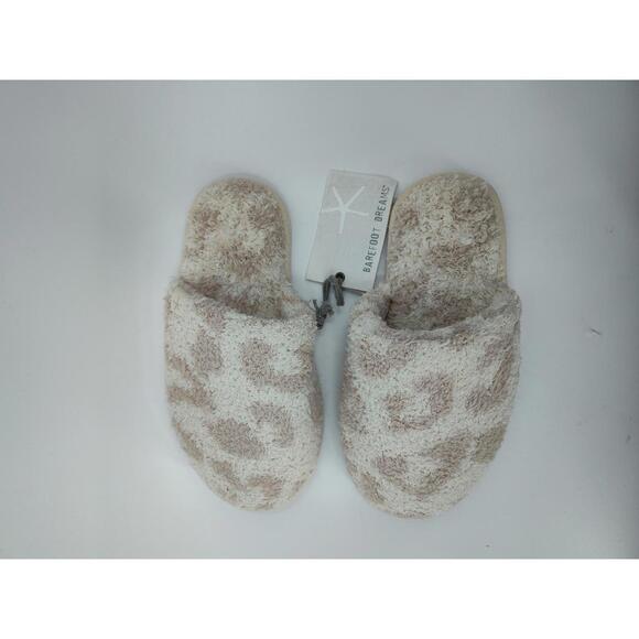 Barefoot Dreams NWT CozyChic Youth Barefoot in the Wild Slipper Sz Youth Medium - Picture 5 of 10